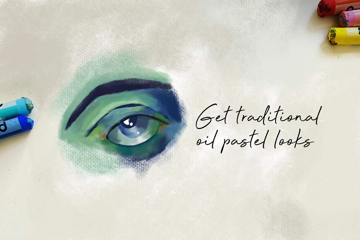 Pastel Mega Brush Set for Procreate, a Brushes & More by DeloresArt (Photo 6 of 12)