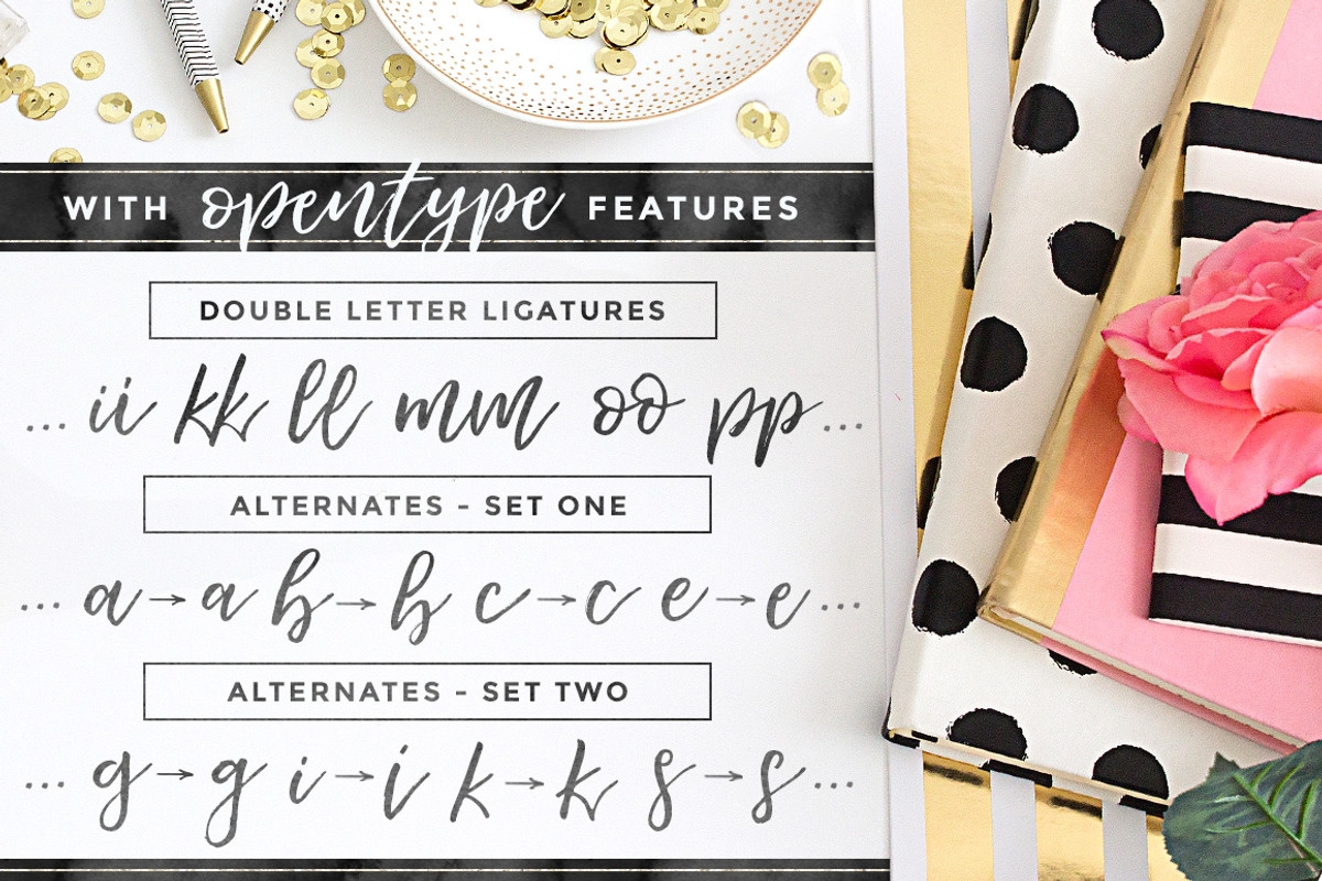 Loveline Brush Script + Swashes preview 7