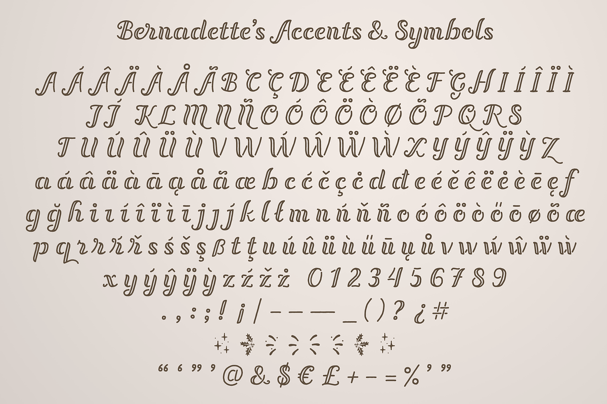 Bernadette, a Script Font by Studio Dot by dot (Photo 3 of 3)