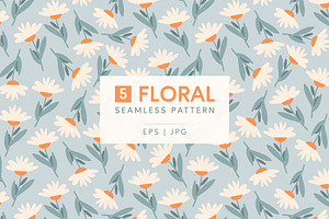 Floral seamless patterns