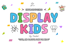 Display Kids - Playful Cartoon Font
