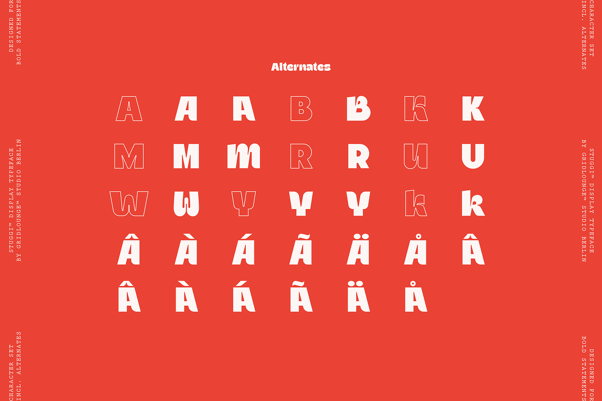 Stuggi – Modern Display Font, a Sans Serif Font by Gridlounge (Photo 14 of 17)