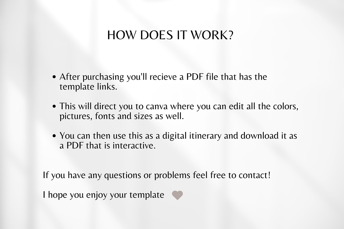 Travel Itinerary Template, a Social Media Template by SociallyyCreative (Photo 10 of 10)