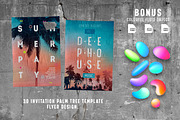 Tropical summer party poster, a Flyer Template by Re2deer (Thumbnail 5 of 5)