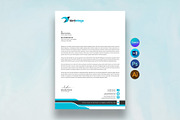 Letterhead Template, a Stationery Template by DesignDevisers (Thumbnail 1 of 10)