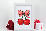 Valentine Cherry Bow Png, an Illustration by DreamPrint404 (Thumbnail 4 of 8)