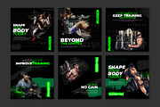 Fitness coach social media templates, a Social Media Template by Warm Snow (Thumbnail 2 of 3)