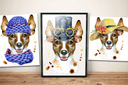 Funny jack russell terrier, an Animal Illustration by Watercolor fantasy (Thumbnail 4 of 5)