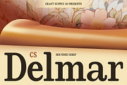 CS Delmar – Retro Font, a Serif Font by Craft Supply Co. (Thumbnail 1 of 8)