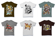 Cartoon Vector Tshirt Design Bundle, an Illustration by roach_graphic (Thumbnail 12 of 22)
