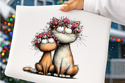 Mothers Day Watercolor Animals PNG, an Illustration by SinaCreation (Thumbnail 6 of 9)