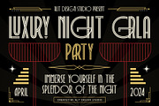 Decola Art Deco Typeface, a Serif Font by alit design (Thumbnail 4 of 15)