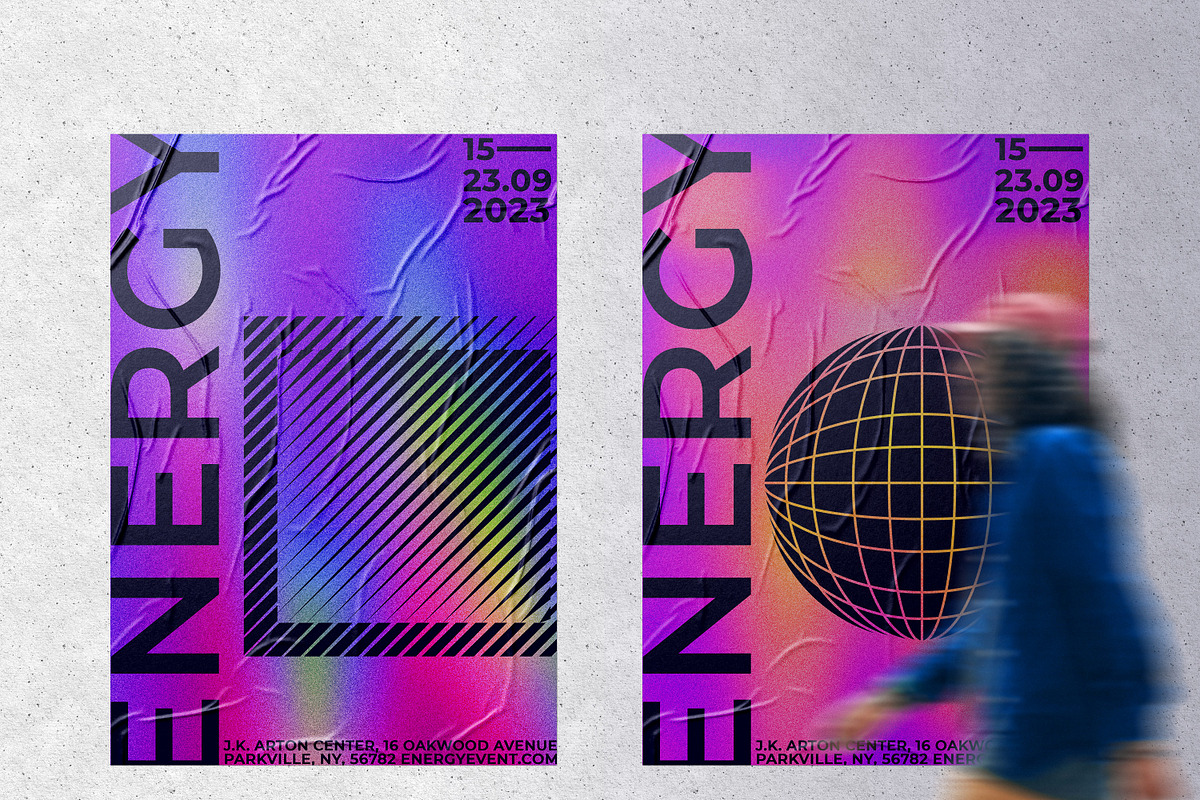 Grainy Gradient Textures & Shapes, an Object Graphic by CatJello Graphics (Photo 30 of 38)