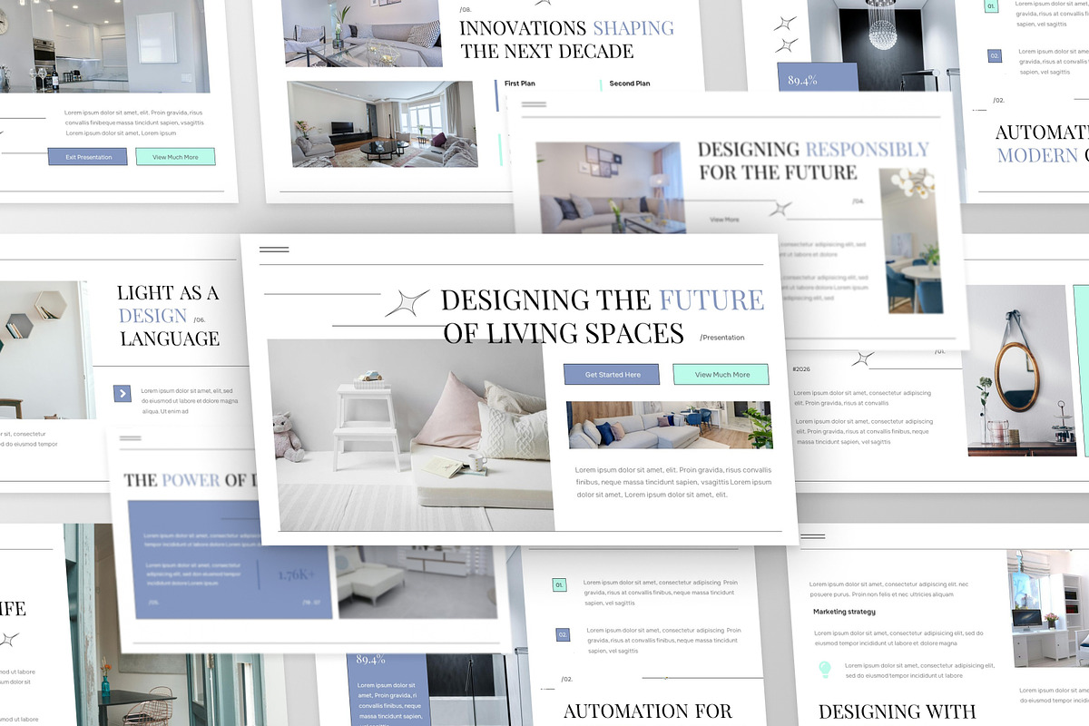 Modern Interior PowerPoint Template, a Presentation Template by MtvtdArt (Photo 2 of 6)