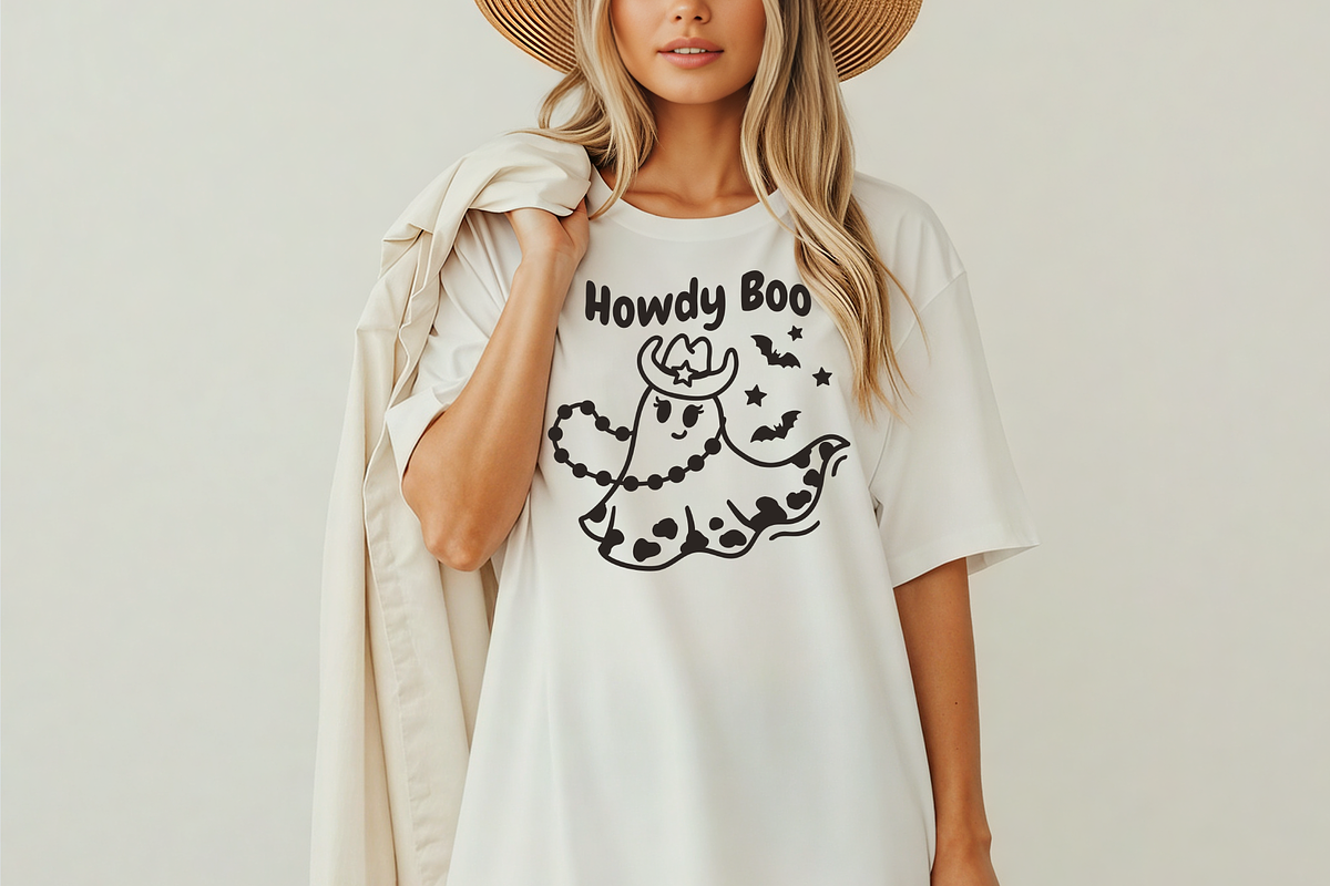 Cowgirl Ghost SVG Western Howdy Boo, an Object Graphic by TanchaArt (Photo 5 of 9)