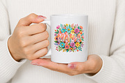 Vibrant Floral Mama PNG, a Seasonal Illustration by Canvas Craft (Thumbnail 5 of 6)