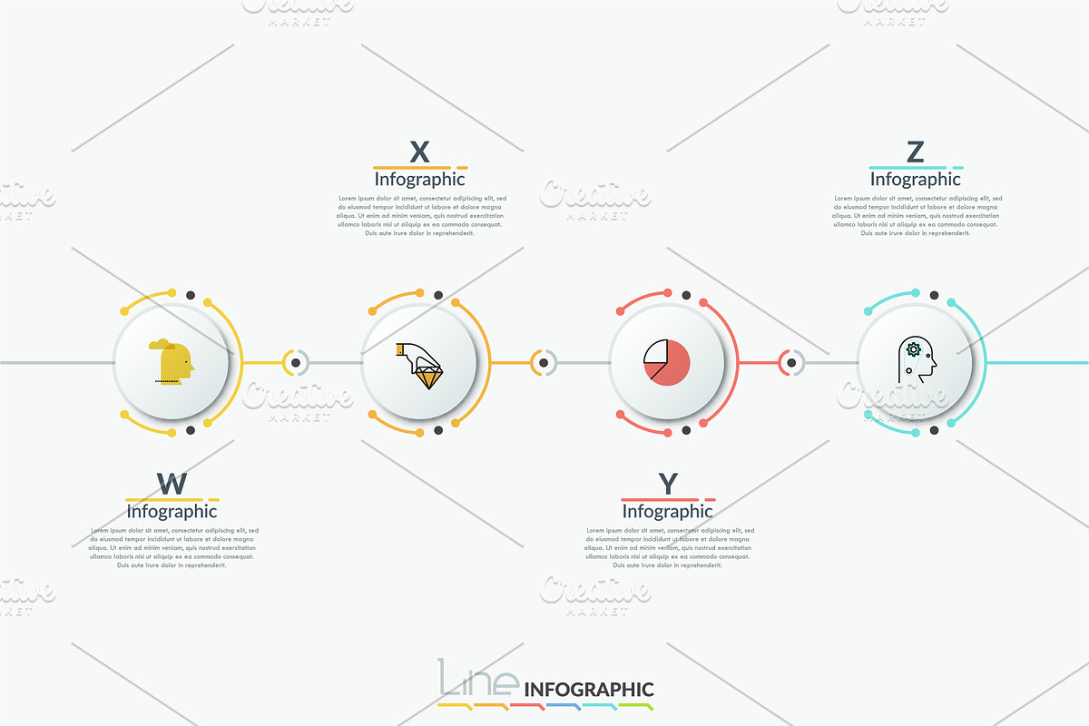 Line-X. Infographic Pack, a Presentation Template by Andrew Kras Design (Photo 7 of 23)
