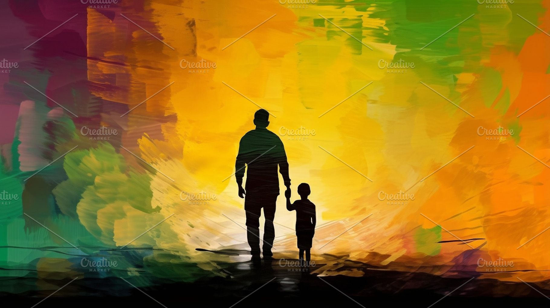 Fathers Day Painted, a Holiday Photo by Church Resources Depot