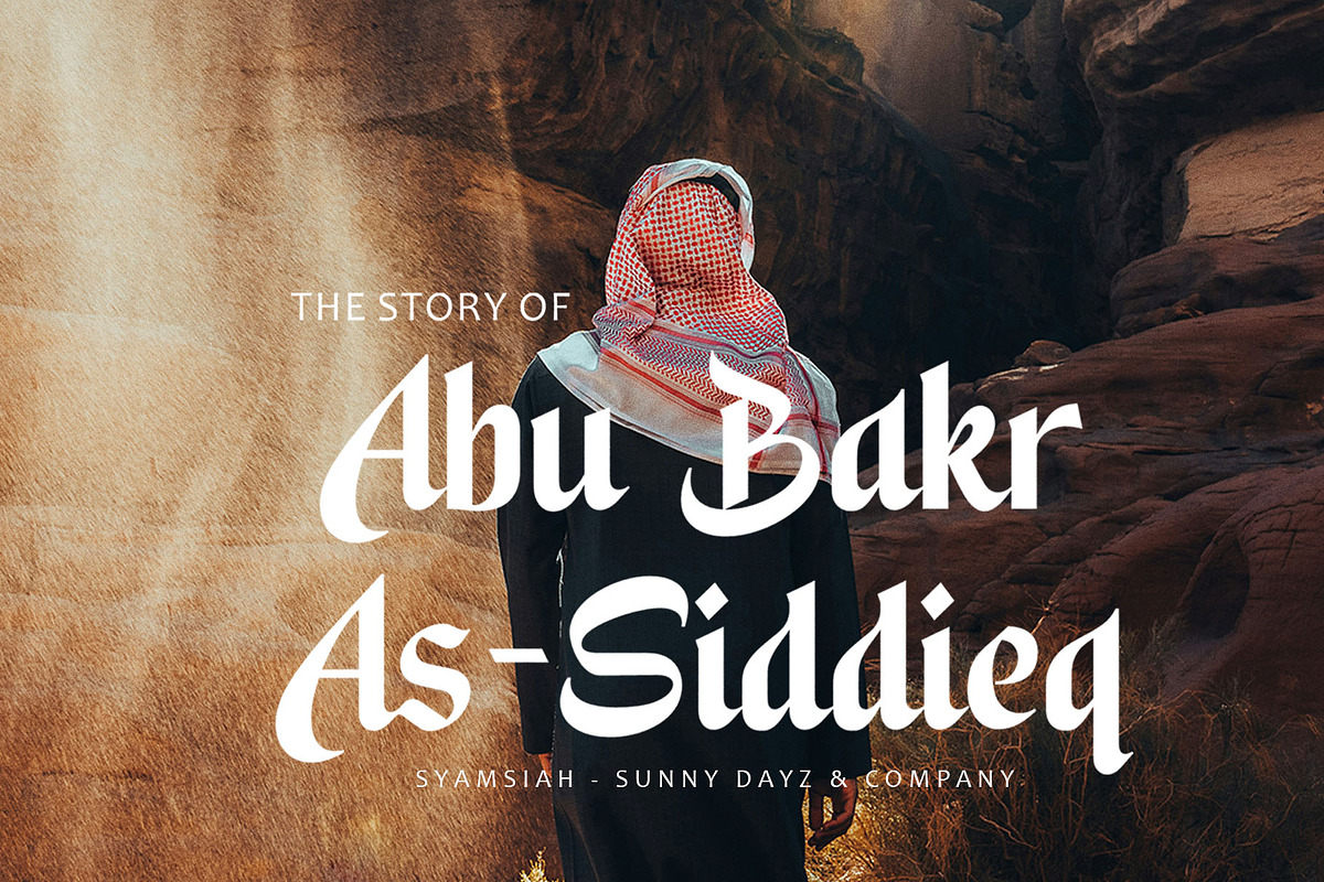 50% Syamsiah Arabic Font, a Script Font by Four Lines Std. (Photo 7 of 11)