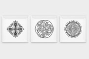 Celtic Patterns Vector Pack, a Graphic by Twinbrush (Thumbnail 3 of 11)