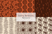 Earthy Botanical Patterns, a Pattern Graphic by Lyolya Profitrolya (Thumbnail 1 of 7)