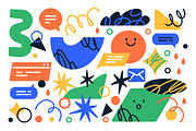 Cute abstract geometric shapes set, an Object Illustration by Good Studio (Thumbnail 2 of 3)