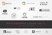 Modern Photography Logos Vol 5, a Branding & Logo Template by Jack Gosbell (Thumbnail 1 of 6)