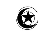 Moon Star Sun Silhouette Bundle, a Graphic by Designer_Momina (Thumbnail 10 of 10)