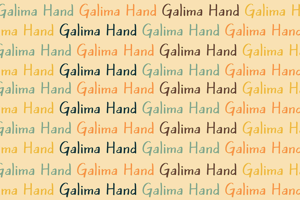 Galima Hand - handwritten font, a Handwritten Font by Font Infusions (Photo 10 of 11)