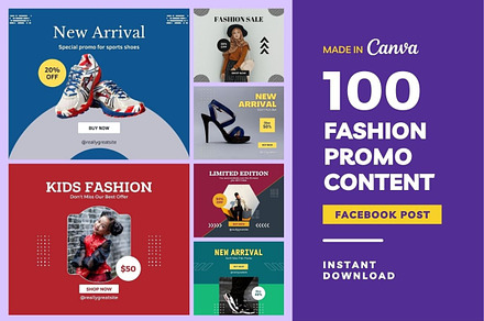Fashion Sale Content Facebook Posts