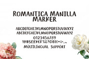 Romantica Manilla – A Handcrafted Sc, a Script Font by Four Lines Std. (Thumbnail 10 of 11)