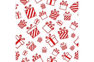 Christmas Seamless Pattern EPS JPG