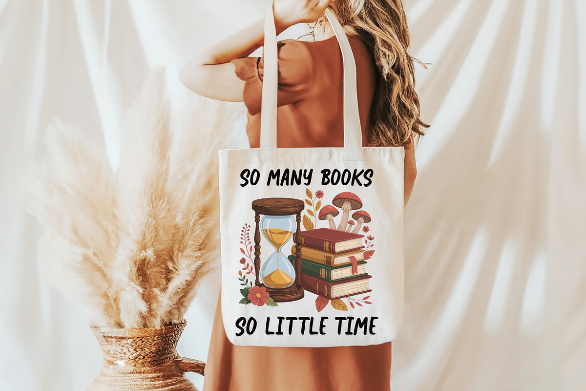 So Many Books Png Sublimation, an Illustration by Daily.Designs (Photo 4 of 5)