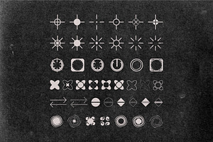 100 Futuristic Vector Shapes Vol.1