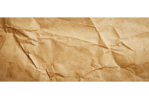 Wrinkled brown paper texture, a Background Photo by piter.goskov