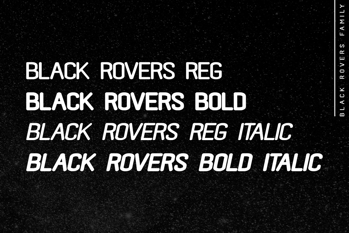 Black Rovers - Headline Sans Family preview 2