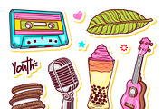 70 Design Cricut Stickers Bundle, an Illustration by Daily Studio (Thumbnail 4 of 7)