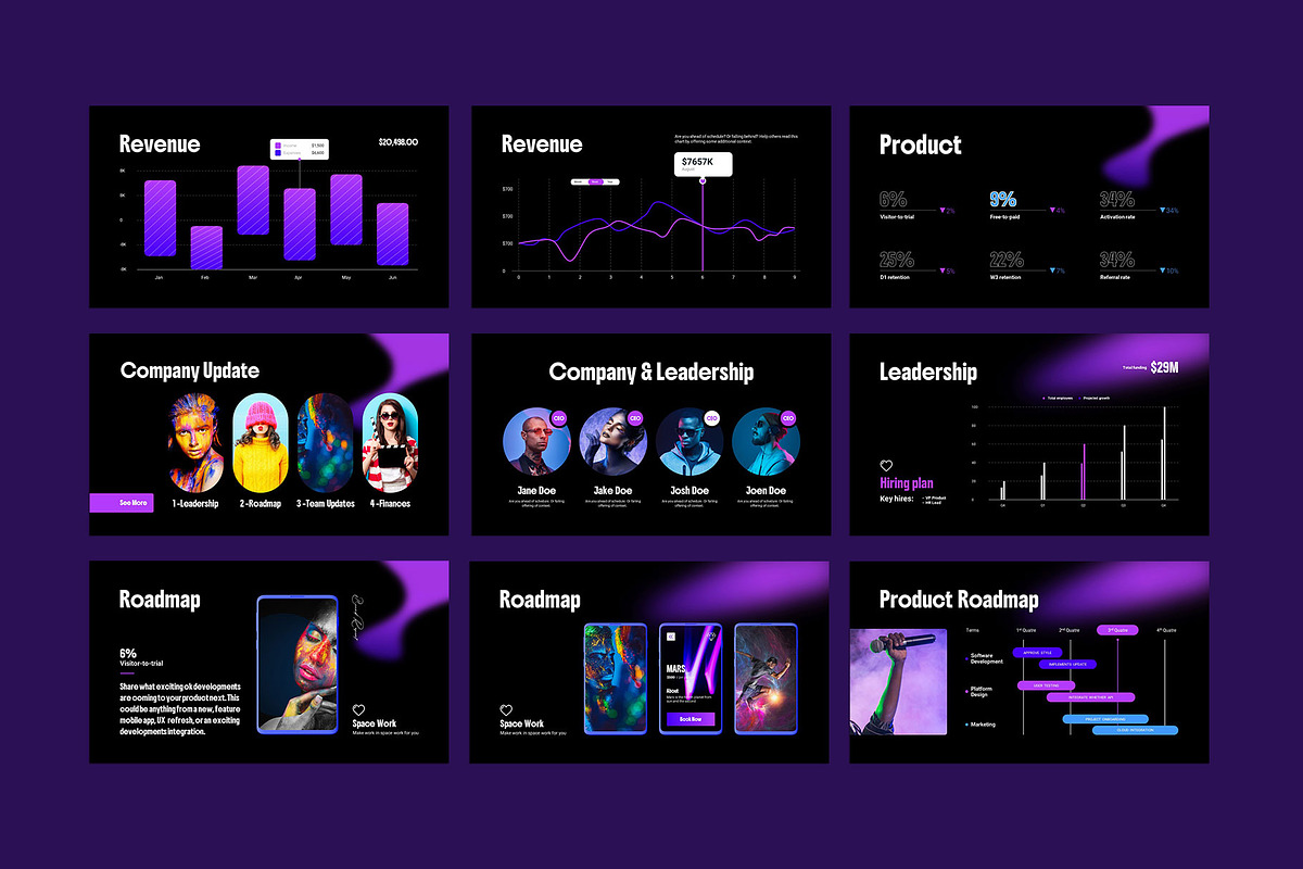 Board Report Presentation, a Presentation Template by KreateTribe (Photo 1 of 5)