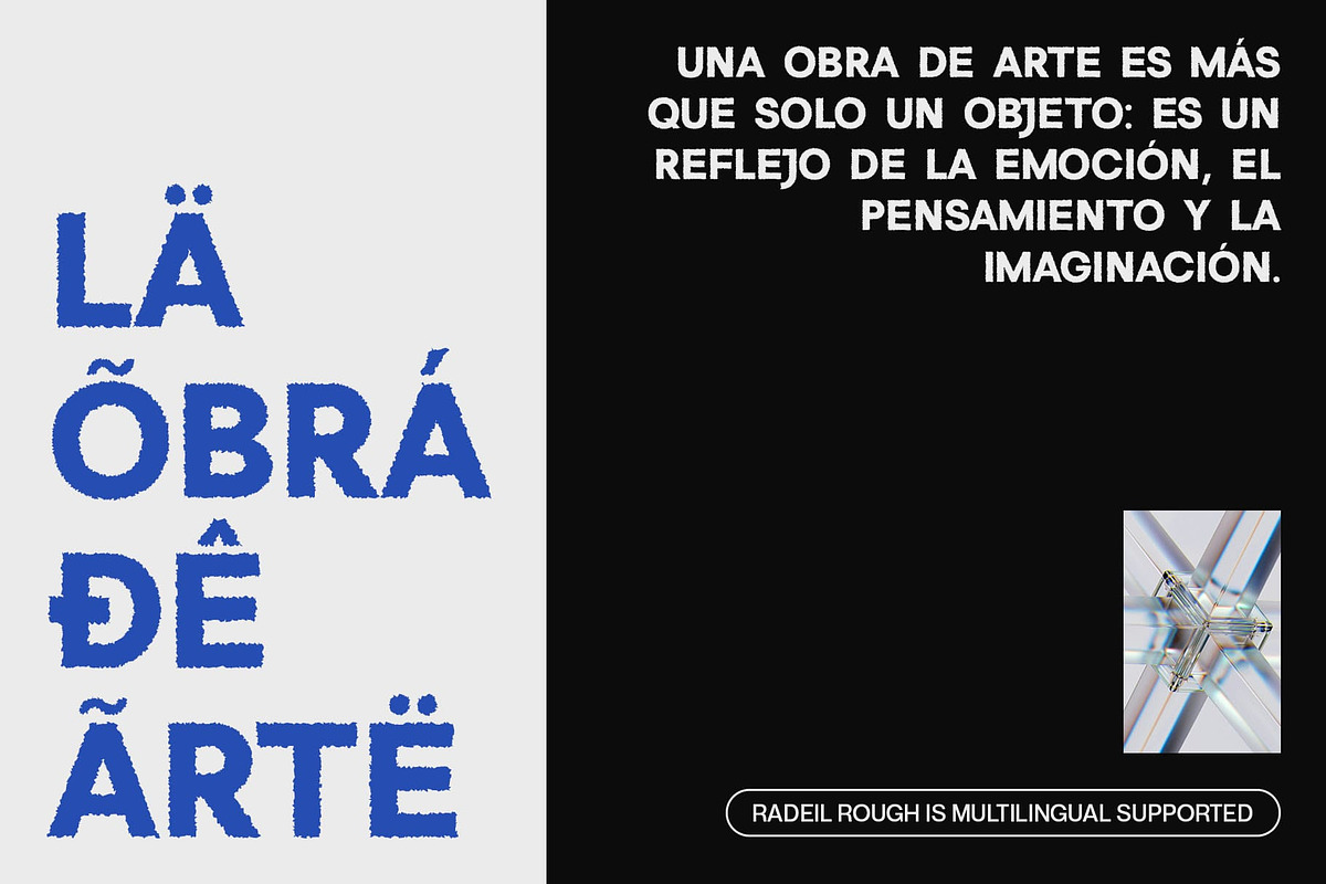 Radeil Rough, a Sans Serif Font by Craft Supply Co. (Photo 5 of 8)