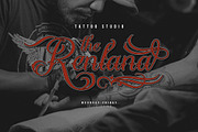 Claimus de Sances | Tattoo Script, a Script Font by Denustudios (Thumbnail 2 of 14)