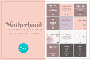 Motherhood Templates For Instagram