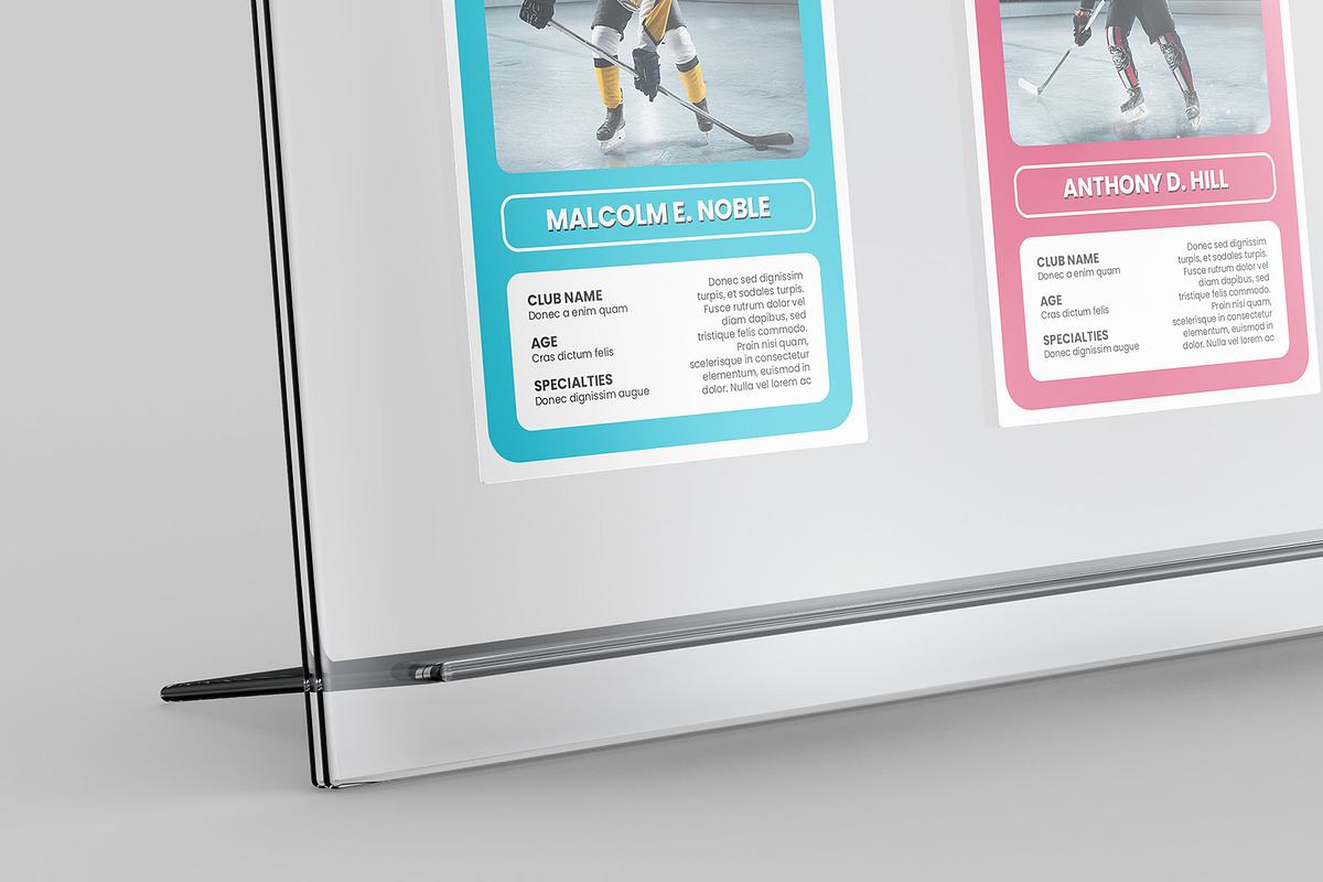 Acrylic Trading Card Display Mockup, an Advertising Mockup by Illusiongraphic (Photo 21 of 24)