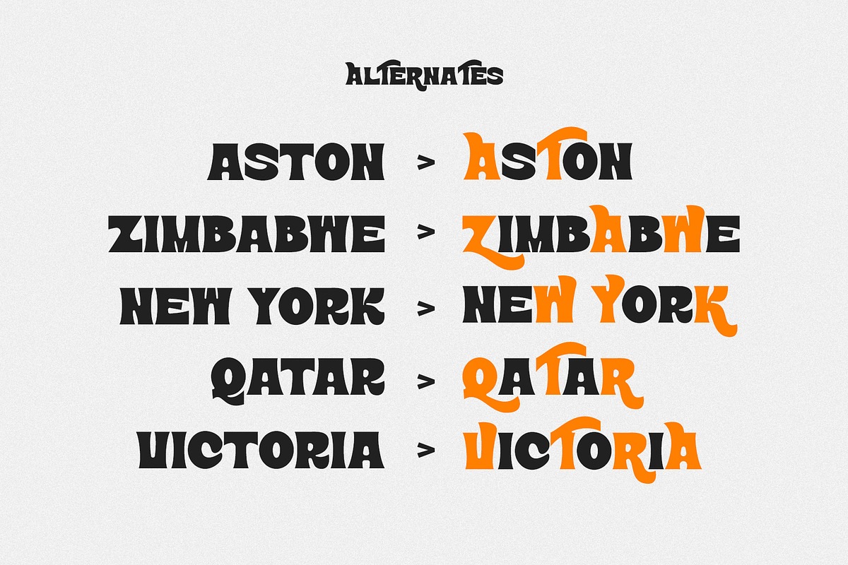 Volt Trix Bold Display Font, a Serif Font by Heinzel Std (Photo 5 of 10)
