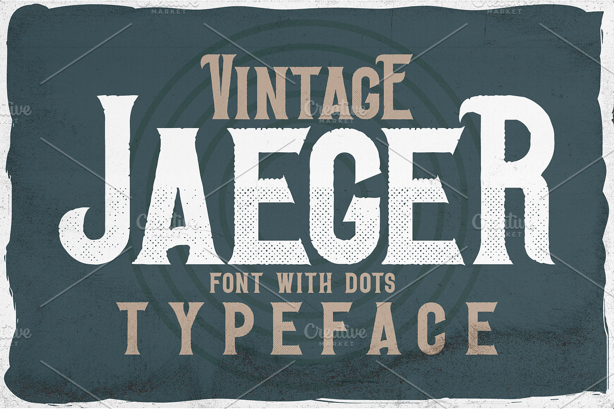Jaeger font + 6 bonus illustrations, a Font by Heather_insane (Photo 3 of 7)