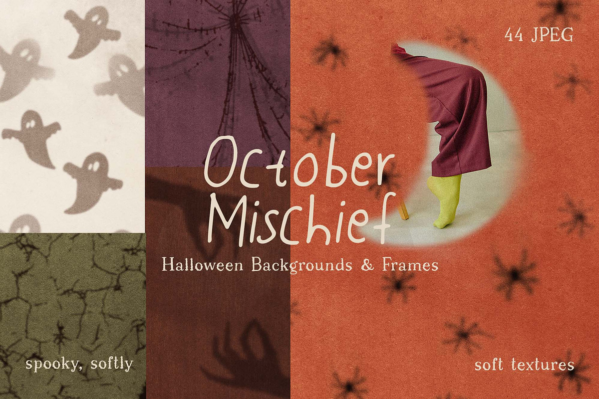 October Mischief Halloween Textures, a Background Graphic by DigARTbyHavroshka (Photo 1 of 13)