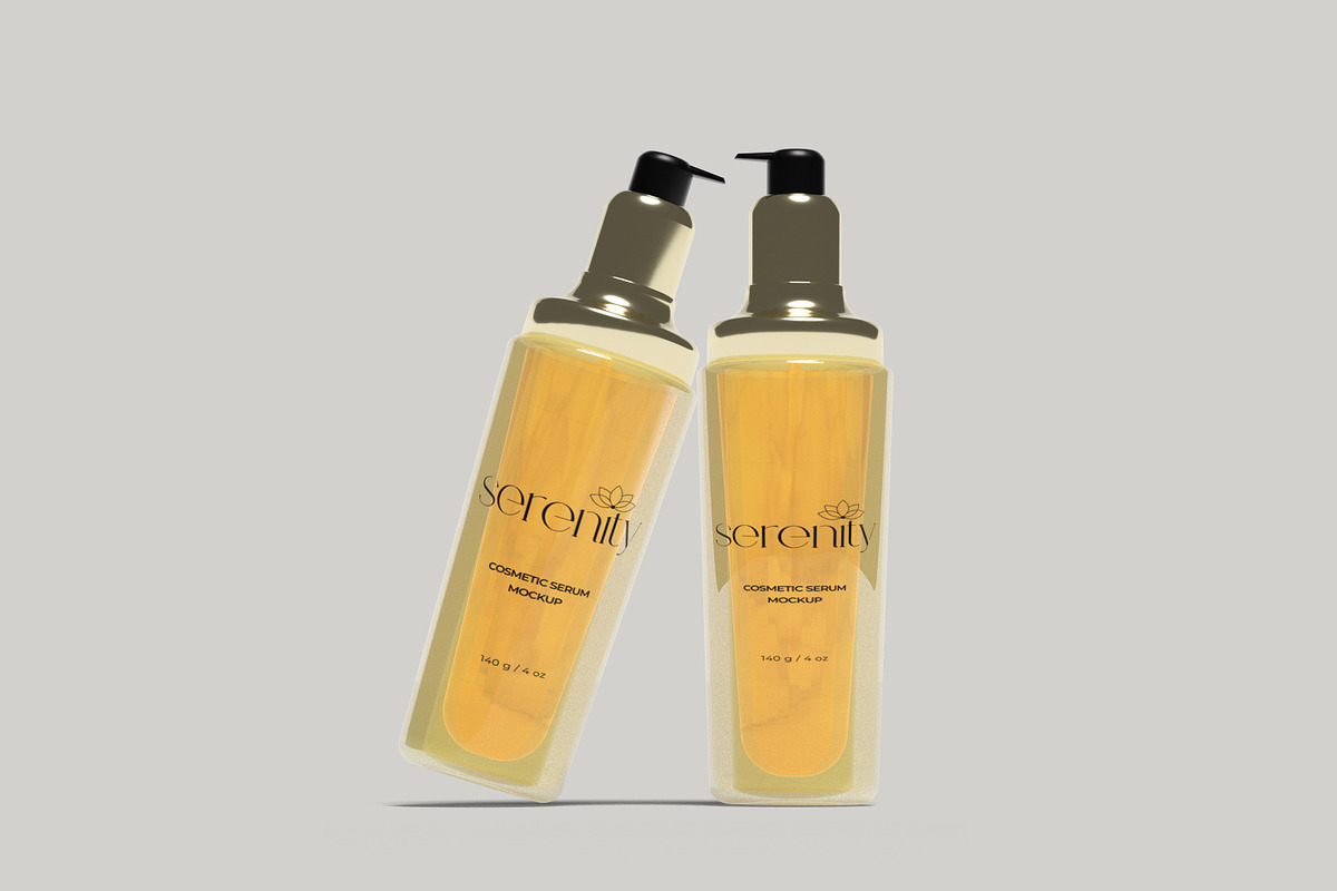 Cosmetic Serum Mockup, a Merchandise Mockup by ulfatunnazira (Photo 5 of 7)
