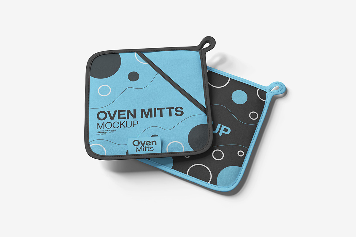 Oven Mitts Mockup, a Product Mockup by Indah (Photo 2 of 6)