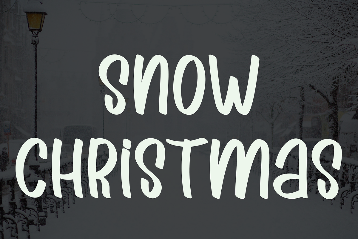 Winter Christmas, a Sans Serif Font by InermediaSTUDIO (Photo 3 of 8)