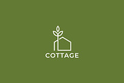 Nature Cottage Home Logo, a Branding & Logo Template by Signatoro (Thumbnail 1 of 3)