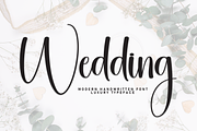 Wedding | Script Font, a Handwritten Font by Scratchones (Thumbnail 1 of 8)